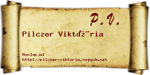Pilczer Viktória névjegykártya